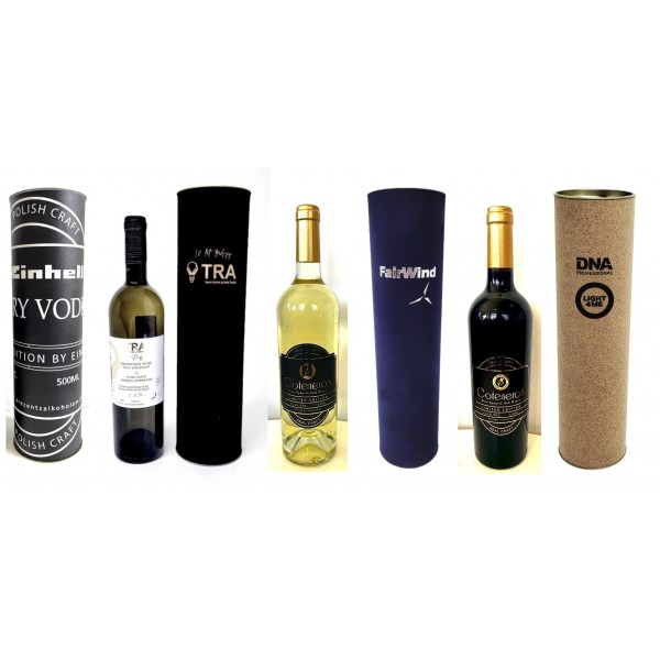 Tuba do alkoholu z logo