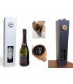 Zestaw wino musujące w kartoniku z okienkiem z zatyczką WIELOKOREK  z logo