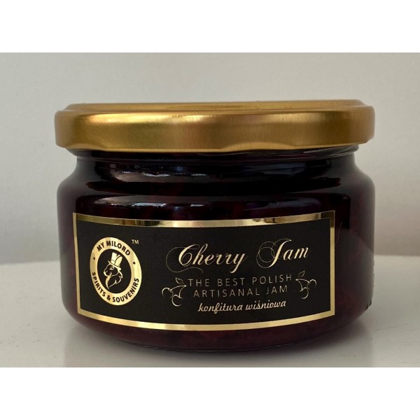 Konfitura  z logo z wisni rzemieslnicza