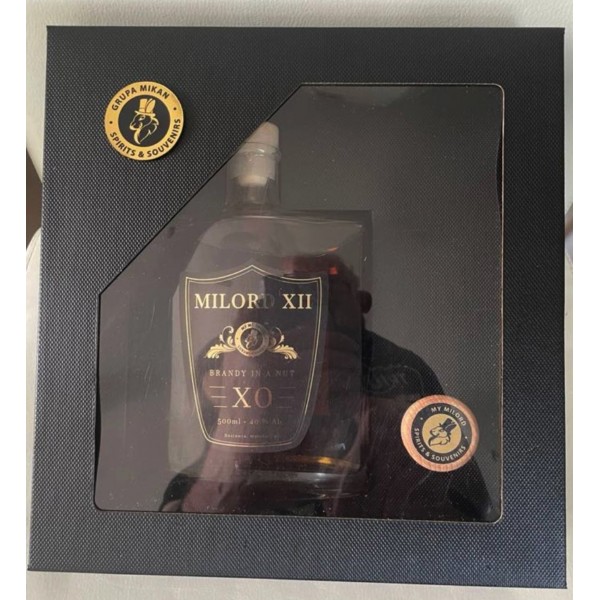 Brandy MY MILORD z logo w pudełku